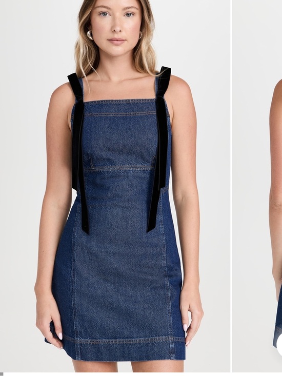 Tanya Taylor Dresses & Skirts - NWT Tanya Taylor Bessie Mini Denim Dress 100% Cotton Sz 2